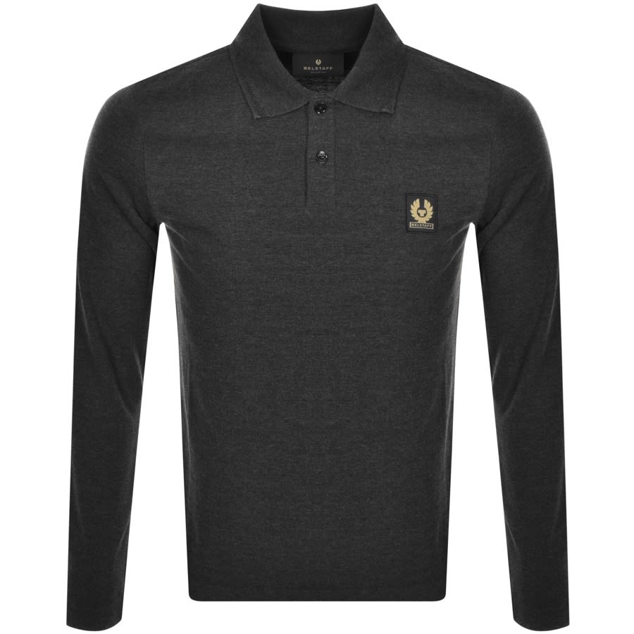 Alternative Image for ProductBelstaff Long Sleeved Polo T Shirt Grey1